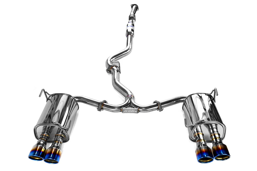 Invidia 11+ STI/WRX Sedan Only 76mm Q300 Titanium Tip Cat-back Exhaust - HS11STIG3T