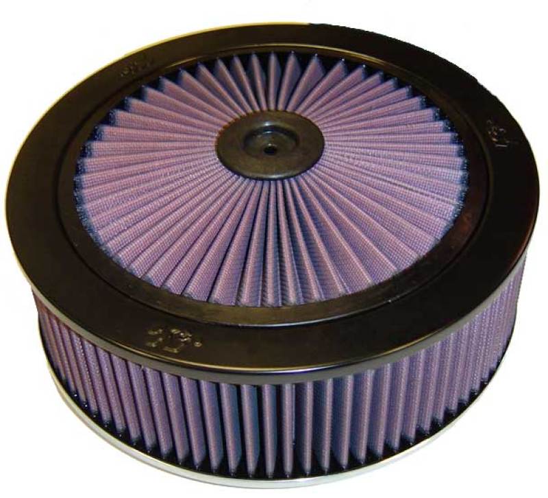 K&N X-Stream Top Filter Red 11in / 5.125in Neck Flange / 4.37in Height - 66-3120 by K&N Engineering - front view