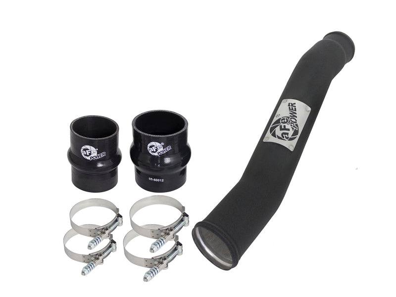 aFe BladeRunner 3in Intercooler Tube Hot Side w/ Couplings &amp; Clamps Kit 07.5-09 Dodge Diesel Trucks - 46-20038-B