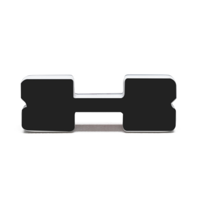 ORACLE Lighting Universal Illuminated LED Letter Badges - Matte Blk Surface Finish - X SEE WARRANTY - 3141-X-005