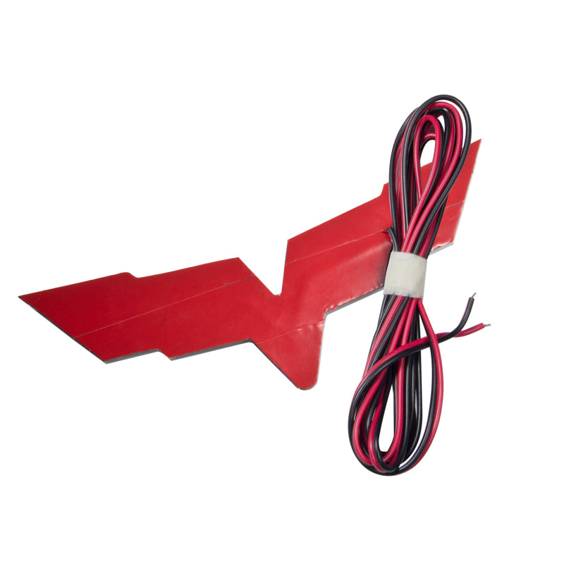 Oracle Chevrolet Corvette C6 Illuminated Emblem - Dual Intensity - Red SEE WARRANTY - 3098-003