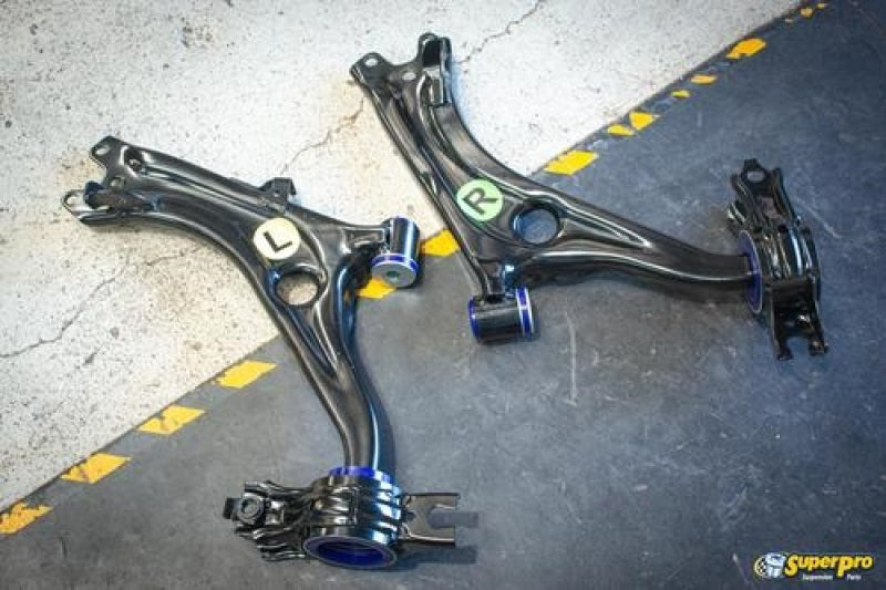 SuperPro 2016 Honda Civic EX Front Lower Control Arm Set w/ Bushings - TRC1030