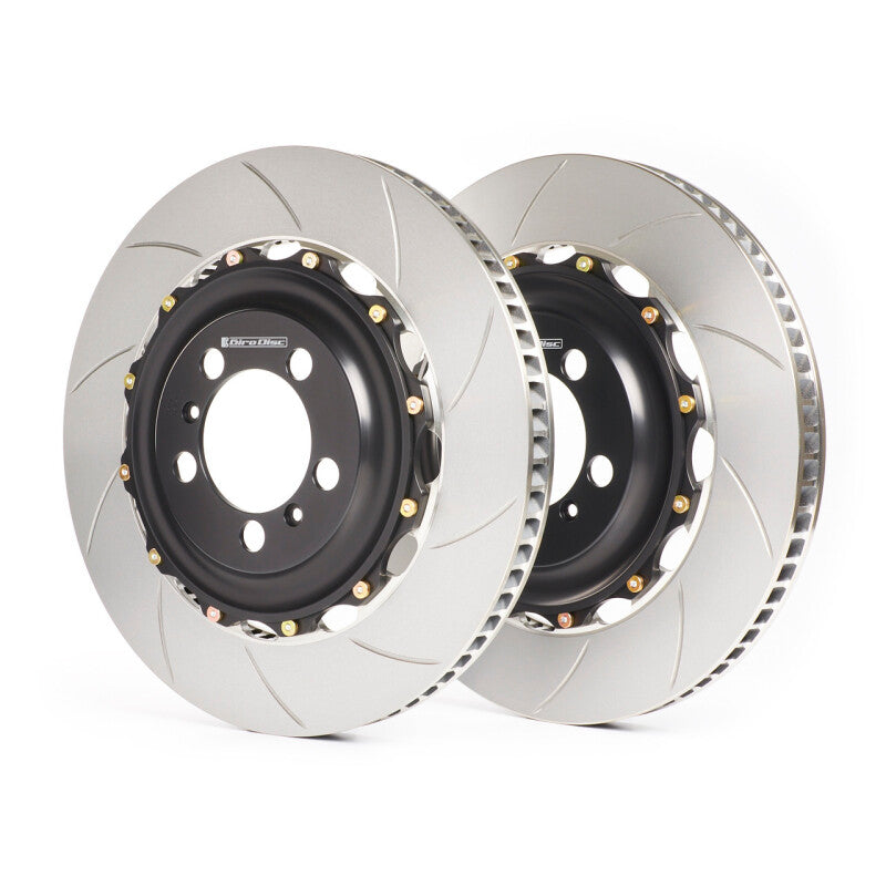 GiroDisc 2020+ Chevrolet Corvette Z06 (C8 w/Factory Iron Rotors) Slotted Front Rotors - A1-319 by GiroDisc