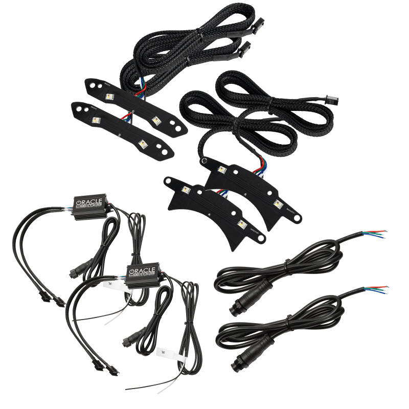 Oracle 15-21 Dodge Challenger RGB+W Headlight DRL Upgrade Kit - ColorSHIFT+W SEE WARRANTY - 1329-339