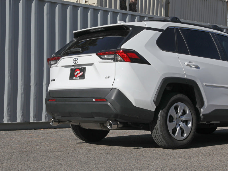 aFe Power 19-21 Toyota RAV4 L4-2.5L Takeda 304 SS Cat-Back Exhaust w/ Polished Tip - 49-36053-P