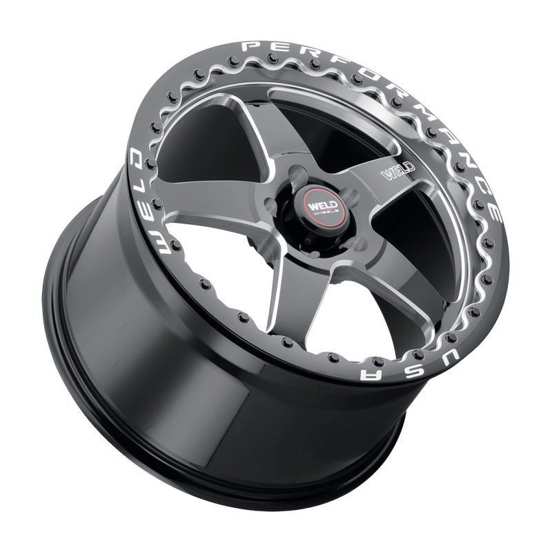 Weld S156 15x10 Ventura 6 Drag 6x139.7 ET38 BS7.00 Gloss BLK MIL DIA 106.1 - S156B0084P38