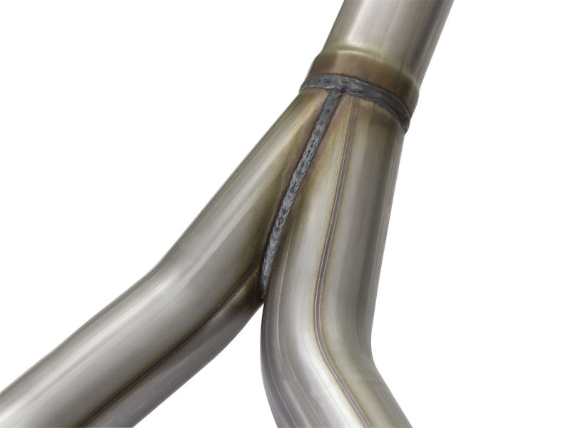 aFe Rebel Series CB 2.5in Dual Center Exit SS Exhaust w/ Polish Tip 07-15 Jeep Wrangler 3.6L/3.8L V6 - 49-48056-P