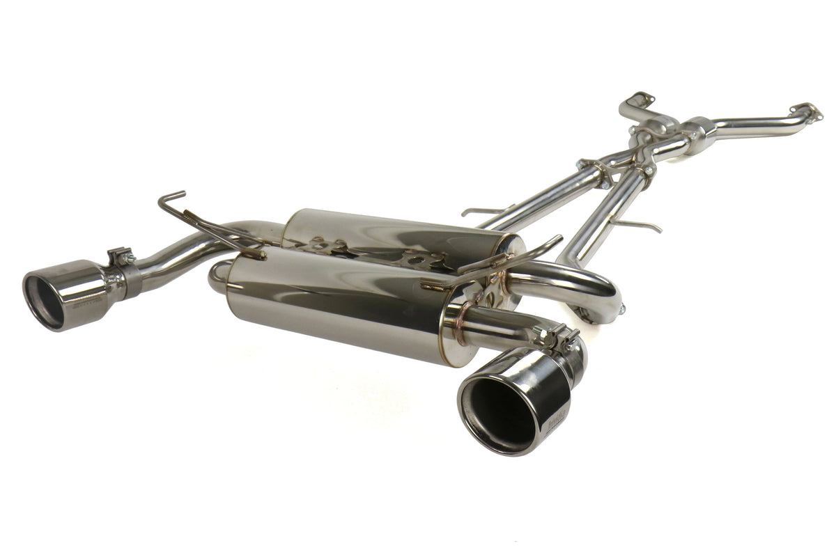 Invidia 09+ 370Z Gemini Rolled Stainless Steel Tip Cat-back Exhaust - HS09N7ZGIS