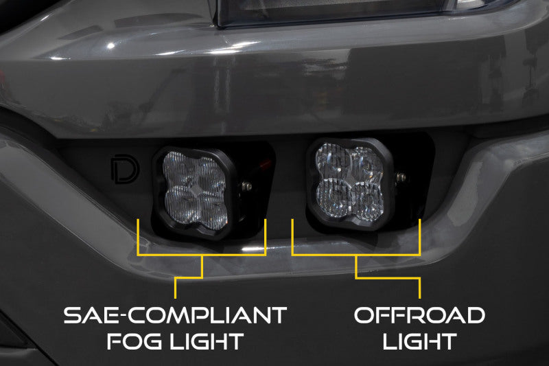 Diode Dynamics 21-22 Ford F-150 Stage Series Fog Pocket Mounting Brackets - DD7309P for 2021-2023 Ford F 150 - alternate view