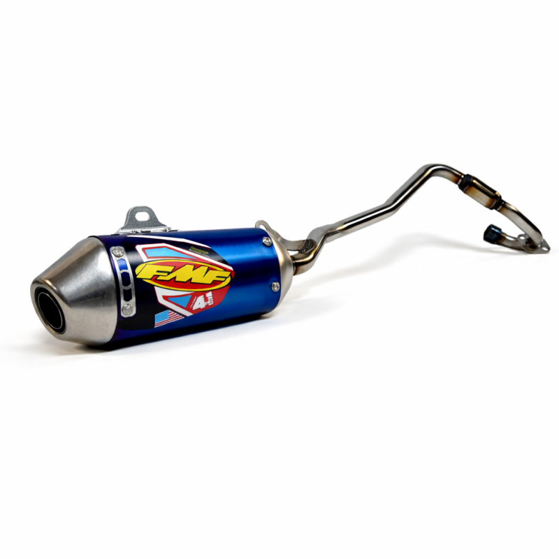 FMF Racing 19-26 Honda CRF110F S/S ANO TI MINI FACT-4.1 MFLR W/SS P-BOMB HEADER - 041626 - front view
