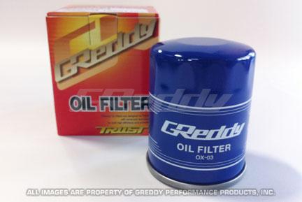 GReddy OX-03 Oil Filter - 3/4 -16UNF Inlet/ 65mm Diameter/90mm Tal - 13901103