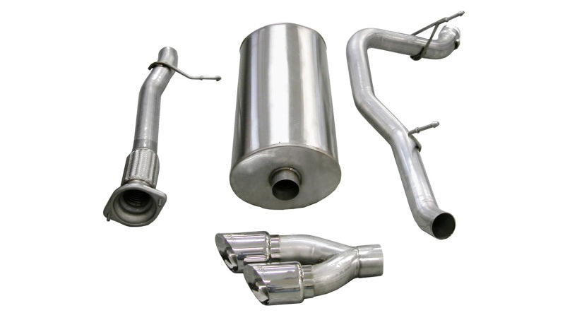 Corsa 2007-2010 Cadillac Escalade ESV 6.2L V8 Polished Sport Cat-Back Exhaust - 14298
