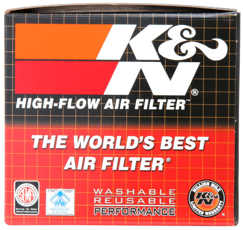 K&amp;N Universal Rubber Filter Round Tapered 1-11/16 Flange 3.5in Base OD x 2in Top OD x 4in H - R-1080