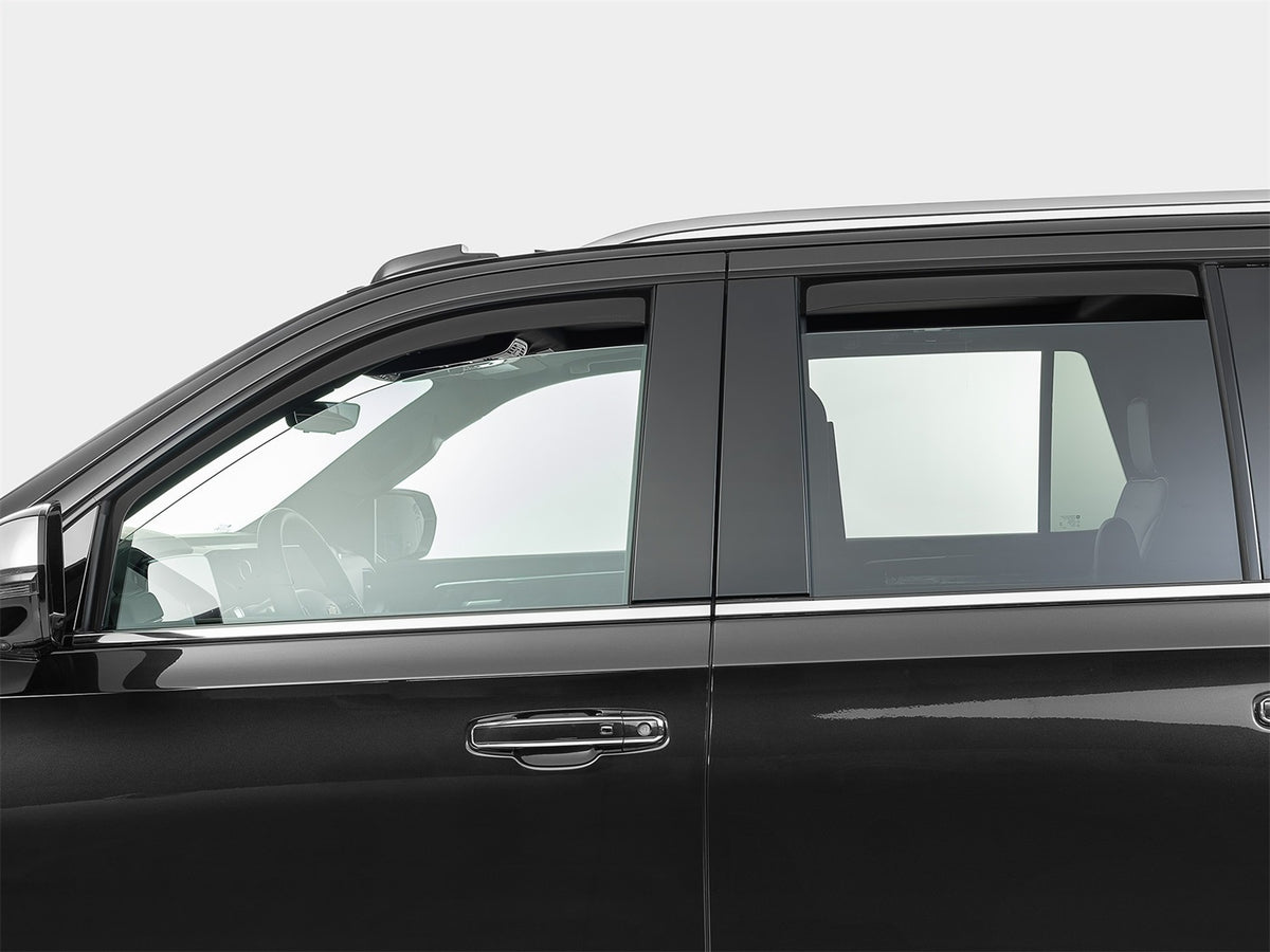 Weathertech - Side Window Deflector Set - Front And Rear Matte Black Tint 21-26 Cadillac Escalade / 25-26 Chevrolet Taho
