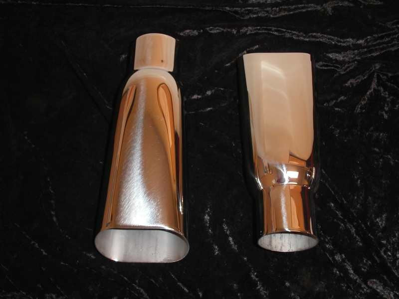 Stainless Works - Factory Style Polished Exhaust Tips 304 Stainless Steel - 740250