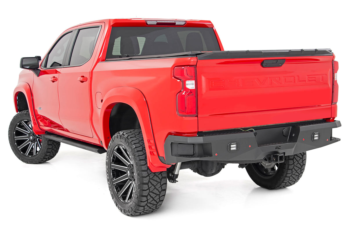 Rough Country - Fender Flares - SF1 - GXD Sterling Grey Metallic - Chevy Silverado 1500 (19-25) - F-C319201A-GXD for 2019-202