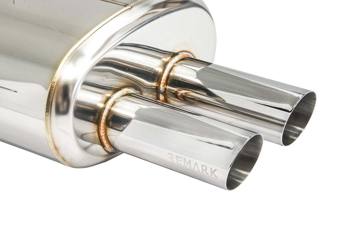 Remark 2019+ Toyota Corolla Hatchback Cat-Back Remark Exhaust w/Stainless Polished Tip - RK-C1063T-01