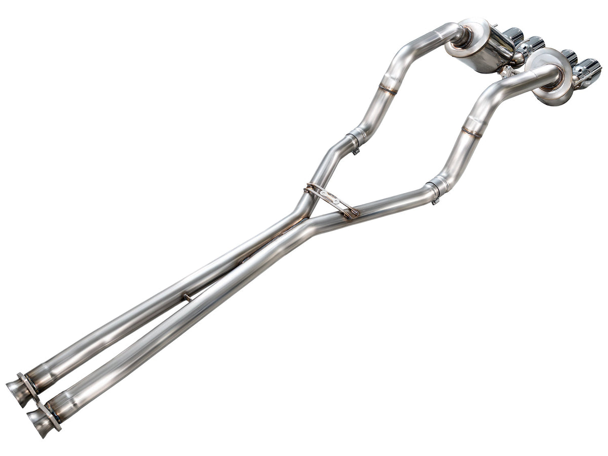 AWE Tuning 09-13 Chevrolet Corvette 6.2L Touring Edition Axle-back Exhaust w/ Chrome Silver Tips - 3015-42662 for 2009-2013 C
