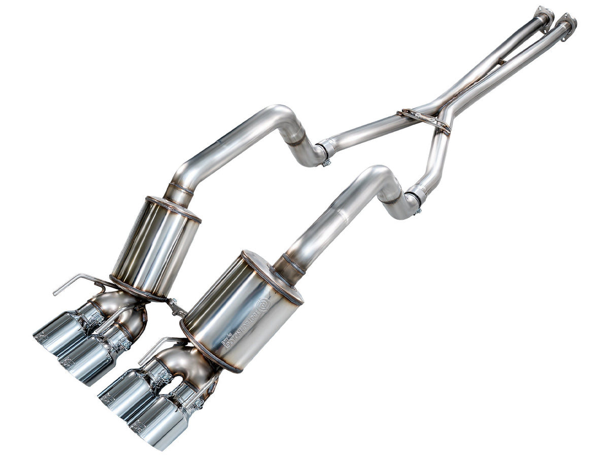 AWE Tuning 09-13 Chevrolet Corvette 6.2L Touring Edition Axle-back Exhaust w/ Diamond Black Tips - 3015-43662 for 2009-2013 C
