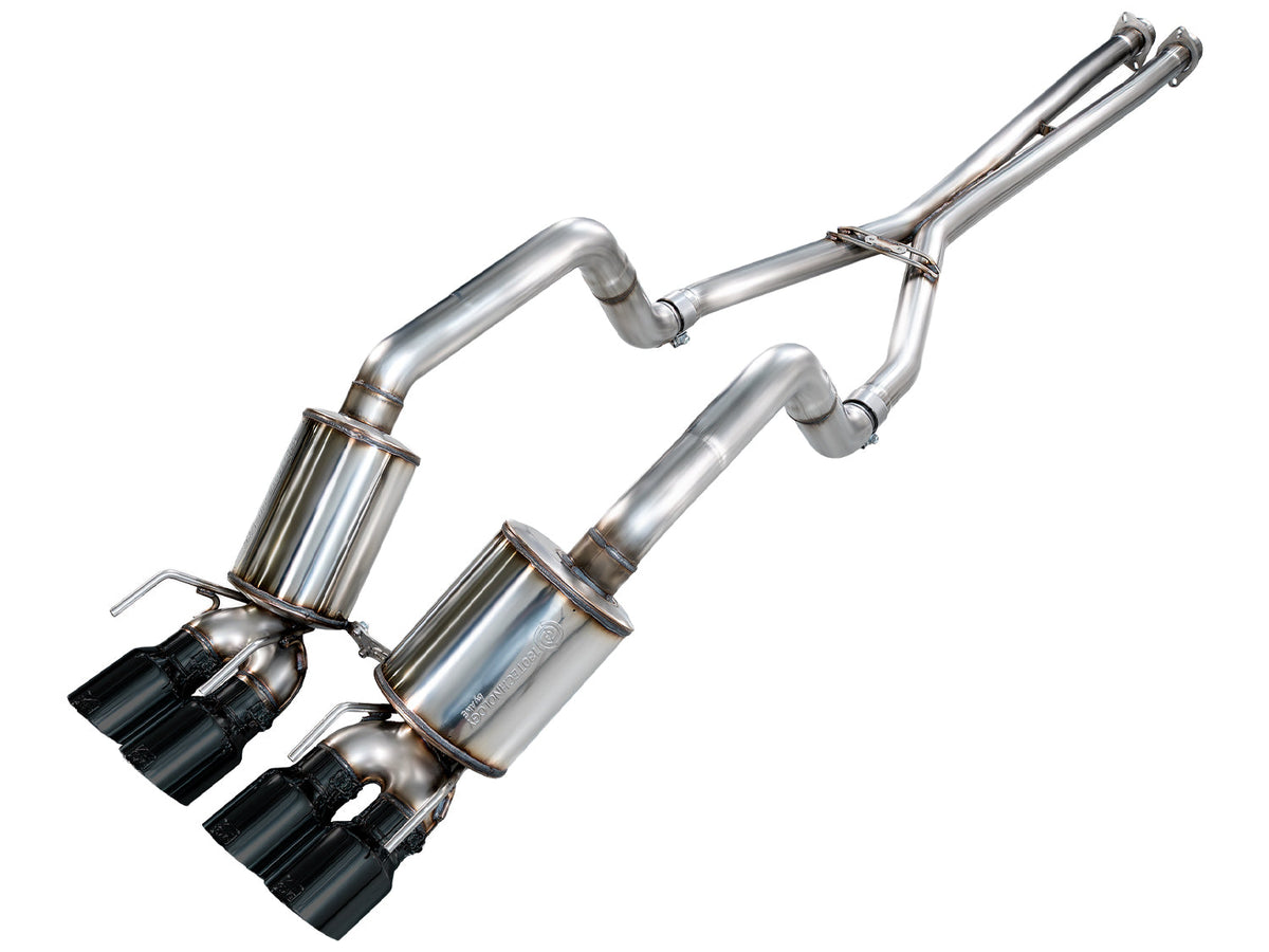 AWE Tuning 09-13 Chevrolet Corvette 6.2L Track Edition Axle-back Exhaust w/ Chrome Silver Tips - 3020-42662 for 2009-2013 Che