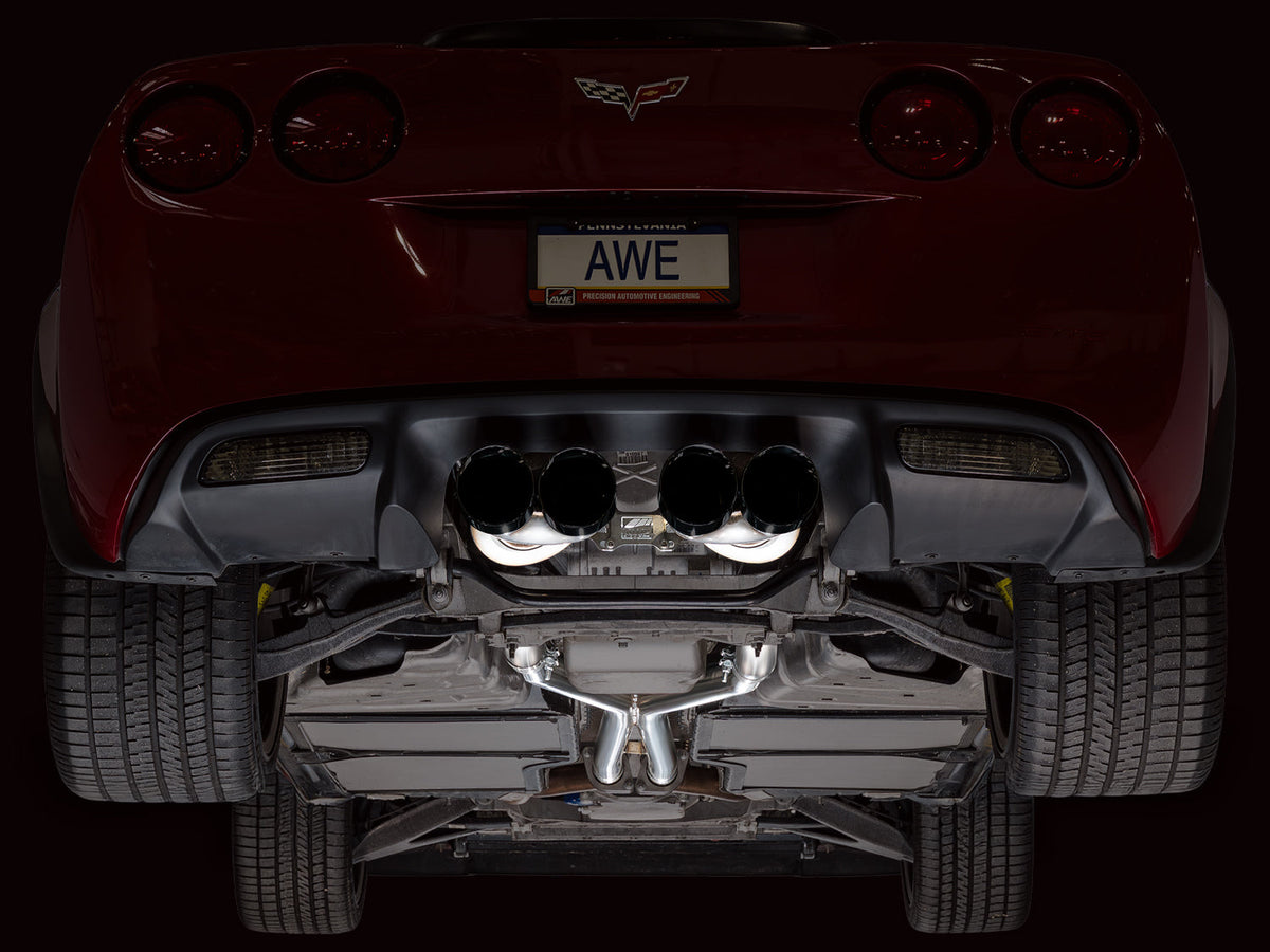 AWE Tuning 05-07 C6 Chevrolet Corvette 6.0L X-Pipe - 3010-11660 for 2005-2008 Chevrolet Corvette - close-up