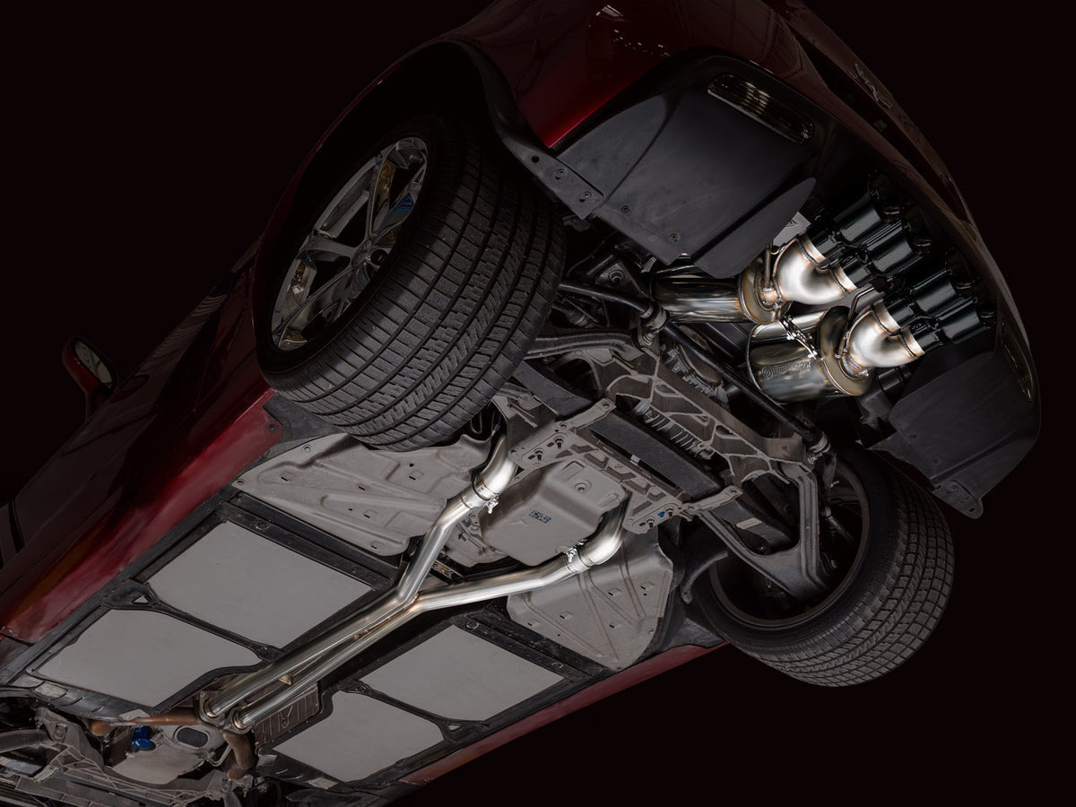 AWE Tuning 09-11 Chevrolet Corvette 6.2L X-Pipe - 3010-11662 for 2009-2013 Chevrolet Corvette - side view
