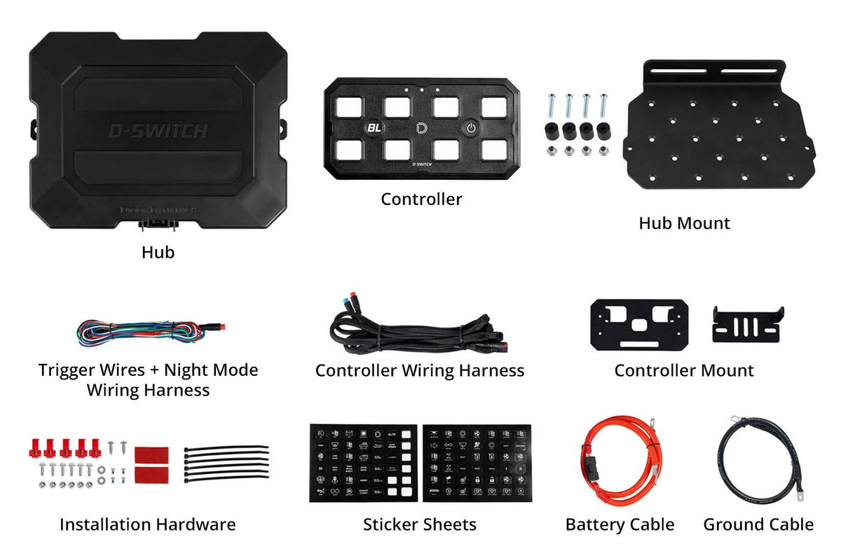 Diode Dynamics Universal D-Switch Kit - DD8840