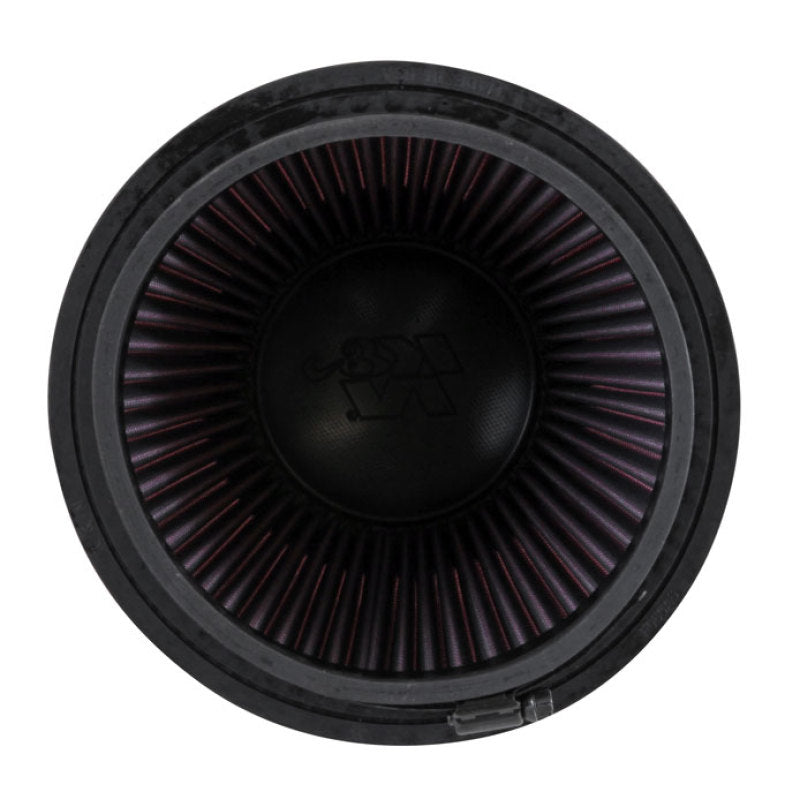 K&amp;N Filter Universal Air Filter Carbon Fiber Top With 6in Flange x 7.5in Base x 6in H - RP-5168