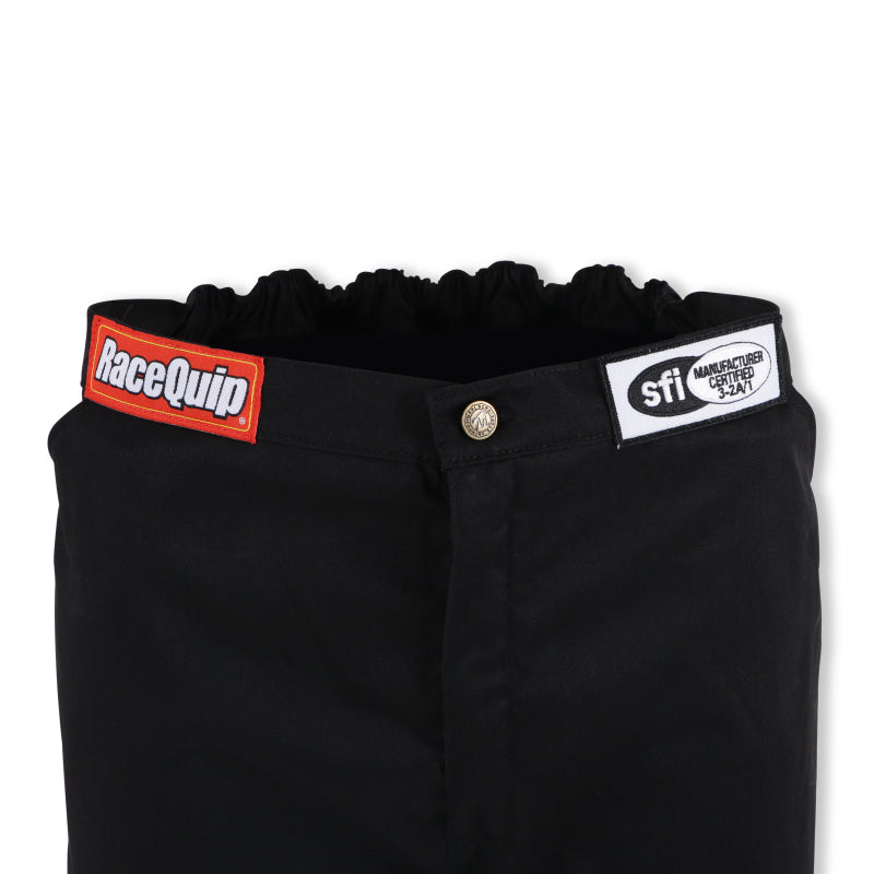 RaceQuip Black SFI-1 1-L Pants Medium Tall - 112004RQP