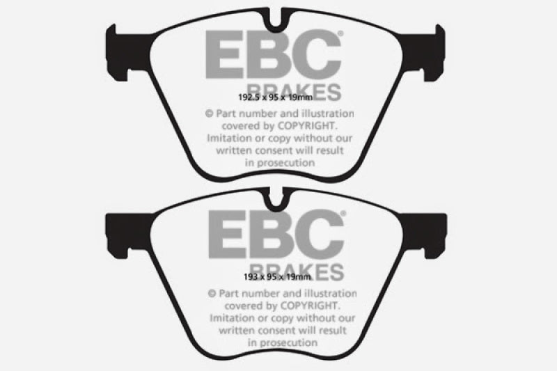 EBC 11+ BMW (Alpina) B7 4.4 Turbo Bluestuff Front Brake Pads - DP52007NDX