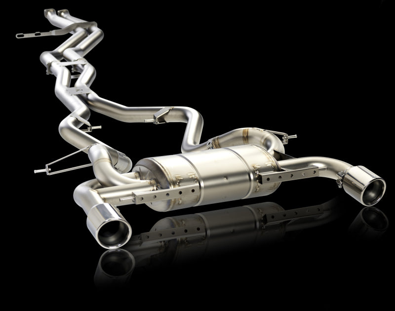 Akrapovic 07-12 BMW 335i (E90 E91) Evolution Line Cat Back (Titanium) w/ Titanium Tips - S-BME90/91/335