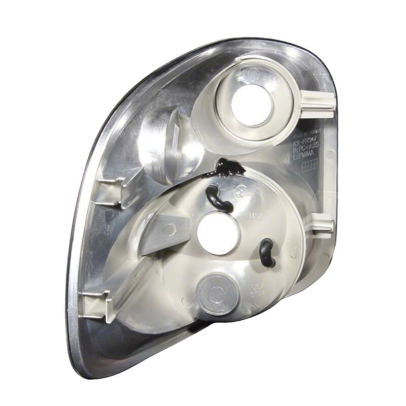 Raxiom 01-03 Ford F-150 Flareside Axial Series Version 2 Tail Lights- Chrome - Red/Clear Lens - T542855 - close-up view