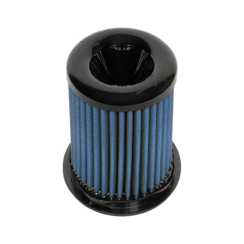 Injen SuperNano Web Dry Air Filter w/ Twist Lock Base- 3.5in Flange ID / 5.5in Base / 6.3in Height - X-1135-BB