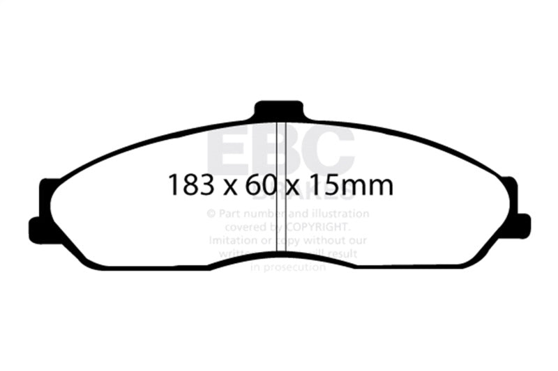 EBC 03-04 Cadillac XLR 4.6 Ultimax2 Front Brake Pads - UD731
