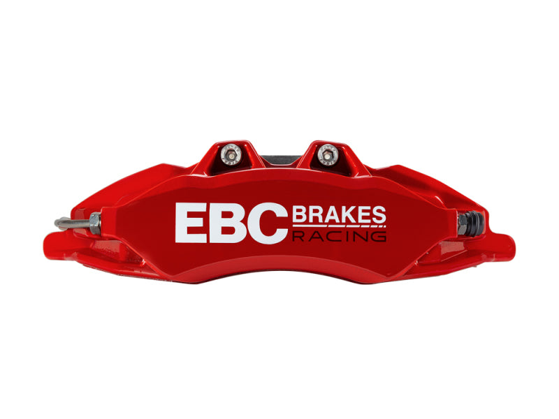 EBC Racing 17-21 Honda Civic Type-R (FK8) Red Apollo-6 Calipers 380mm Rotors Front Big Brake Kit - BBK037RED-1 for 2017-2021 