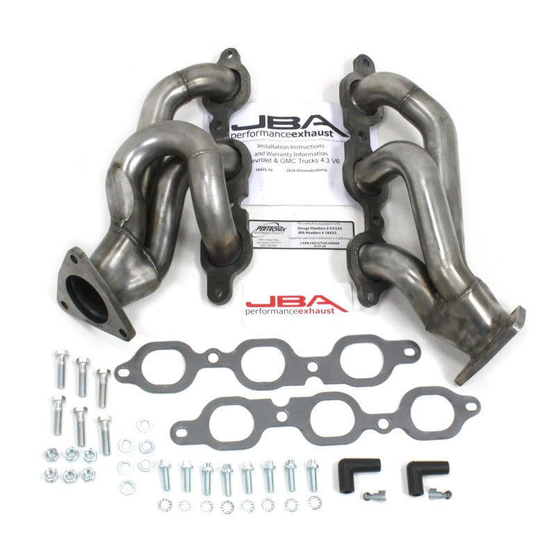JBA 14-20 GM Truck 4.3L V6 1-5/8in Primary Raw 409SS Cat4Ward Header - 1842S-10
