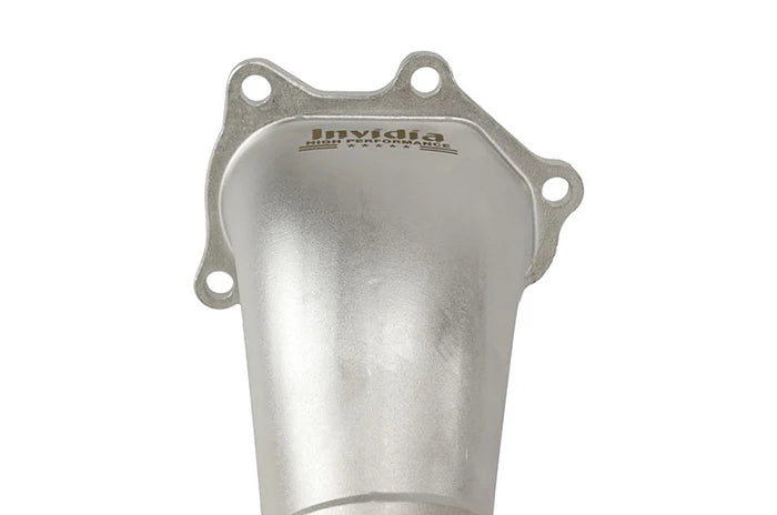 Invidia 02-07 WRX/STi Polished Divorced Waste Gate Downpipe with High Flow Cat - HS05SW1DPC