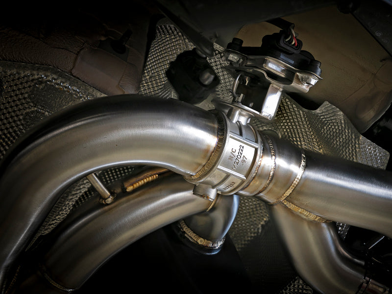 aFe MACHForce XP 3in-2.5in 304SS Exhaust Cat-Back 15-20 Audi S3 L4-2.0L (t) - Carbon Tips - 49-36442-C