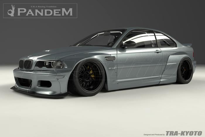 GReddy 99-06 BMW E46 Coupe Pandem Wide Body Front Fenders (SPECIAL ORDER) - 17090223
