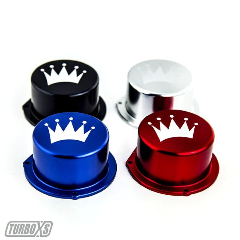 Turbo XS 15-16 Subaru WRX Billet Aluminum Vacuum Pump Cover - Blue - W15-VPC-BLU