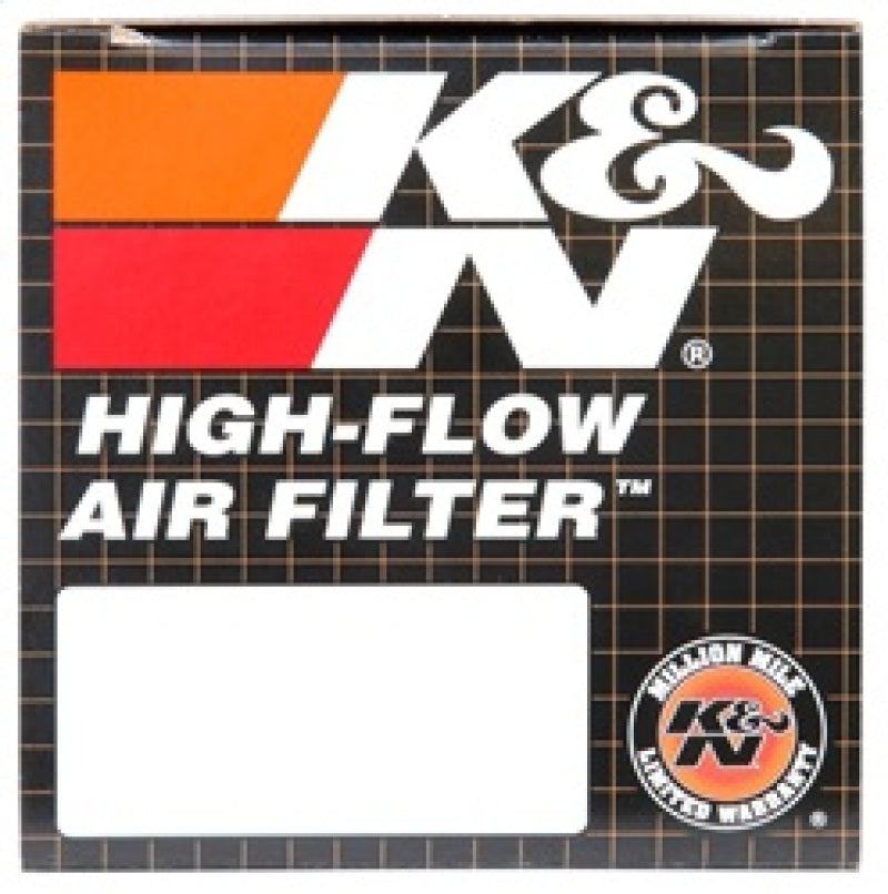 K&amp;N Universal Chrome Filter-Round Straight 2.125in Flg ID x 3in OD x 3in H - RC-1910
