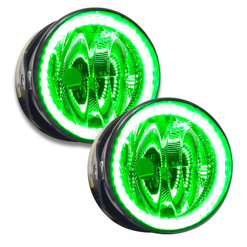 Oracle Lighting 03-04 Lincoln Navigator Pre-Assembled LED Halo Fog Lights -Green SEE WARRANTY - 7084-004