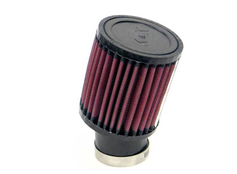 K&N Universal Clamp-On Air Filter 1-15/16in 20 DEG FLG x 3-1/2in OD x 4in H - RU-1400 by K&N Engineering - front view
