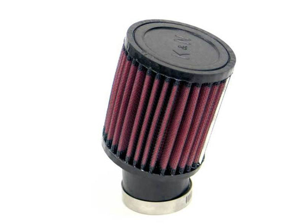 K&N Universal Clamp-On Air Filter 1-15/16in 20 DEG FLG x 3-1/2in OD x 4in H - RU-1400 by K&N Engineering - front view