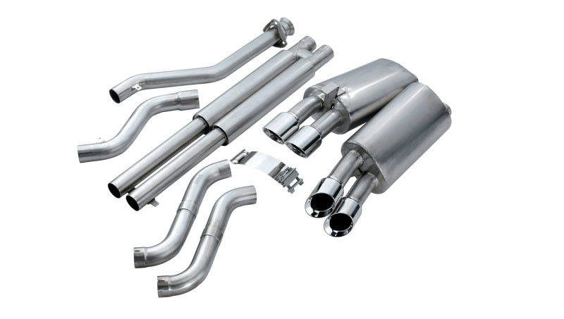 Corsa 1990-1995 Chevrolet Corvette C4 ZR1 5.7L V8 LT5 Polished Sport Cat-Back Exhaust - 14117
