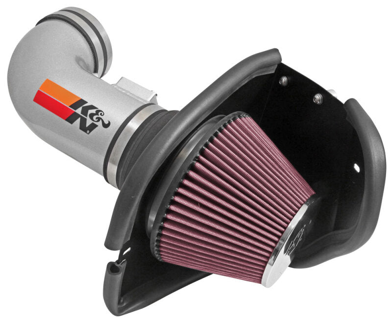 K&N 09-15 Cadillac STS-V 6.2L V8 Typhoon Performance Intake - 69-4530TS for 2009-2015 Cadillac CTS - angle view