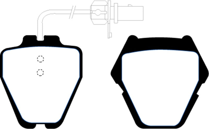EBC 02-05 Volkswagen Passat 4.0 (8 Pad Set) Greenstuff Front Brake Pads - DP21348
