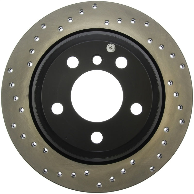 StopTech Sport Cross Drilled Brake Rotor - Front Left - 128.34150R