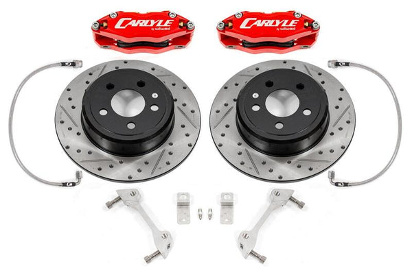 BMR 08-23 Dodge Challenger Brake Kit For 15in Conversion Red Calipers Non-Demon/Redeye - DBK111 for 2008-2023 Dodge Challenge