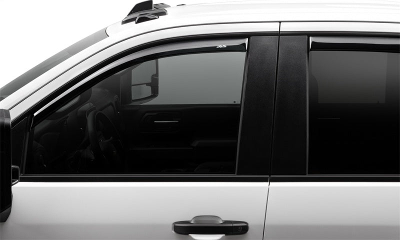 AVS 2019 Chevrolet Silverado 1500 Crew Cab Pickup Ventvisor In-Channel 4pc - Smoke - 194805